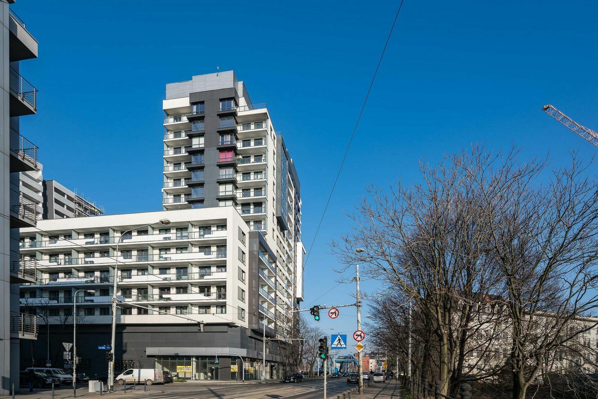 Апартаменты Rentplanet - Odra Tower Вроцлав Экстерьер фото